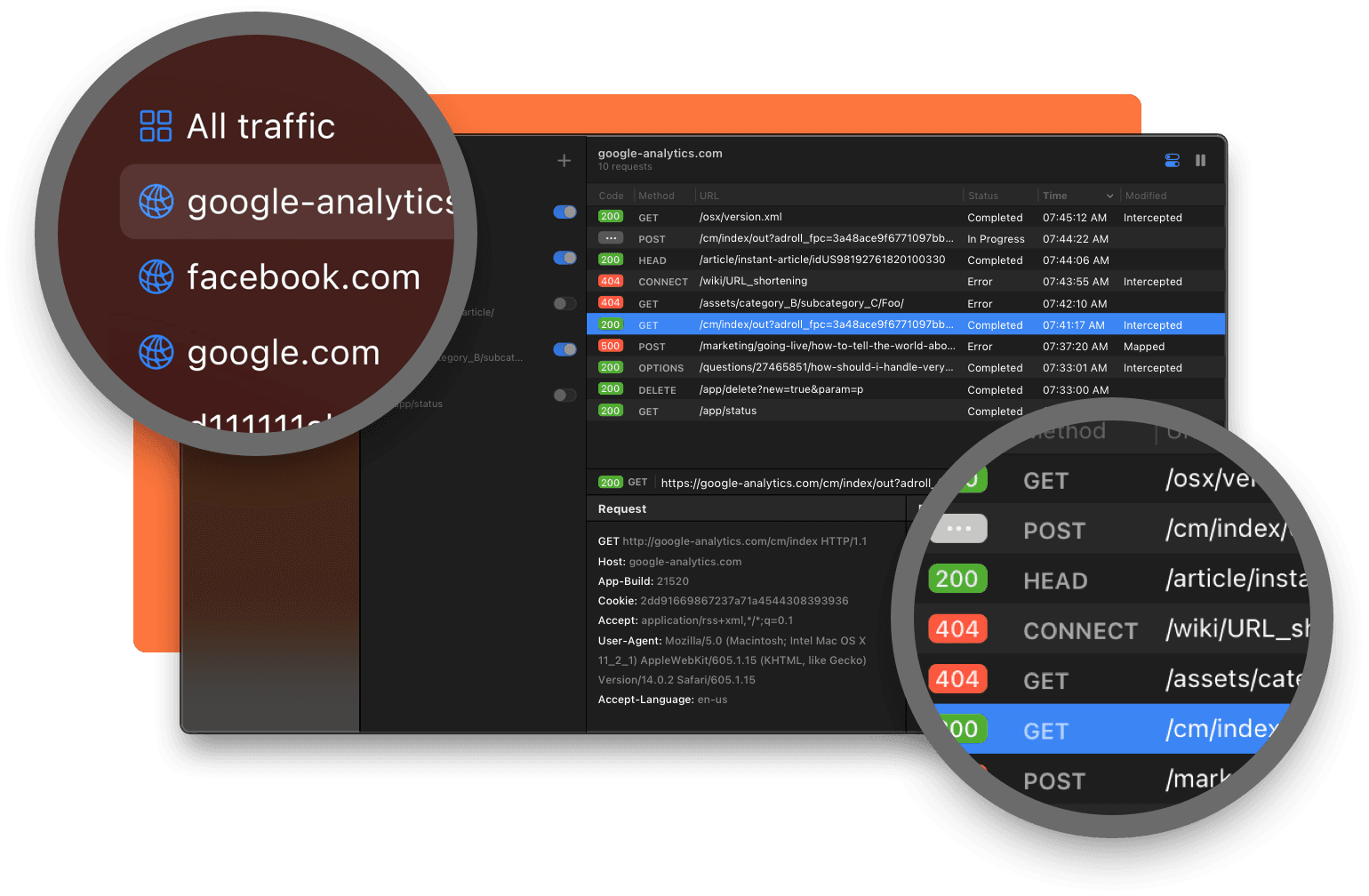 Intercept & view all your HTTP(S)